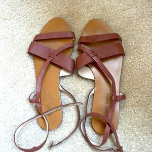 Brown Leather Sandals Sz 6